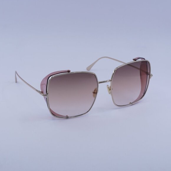 Tom Ford FT0901 28F Toby 02 Sunglasses Gold/Purple Square Frame, Brown Lenses - Picture 5 of 11